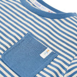 Little Dutch T-shirt à manches courtes à rayures Indigo Sand