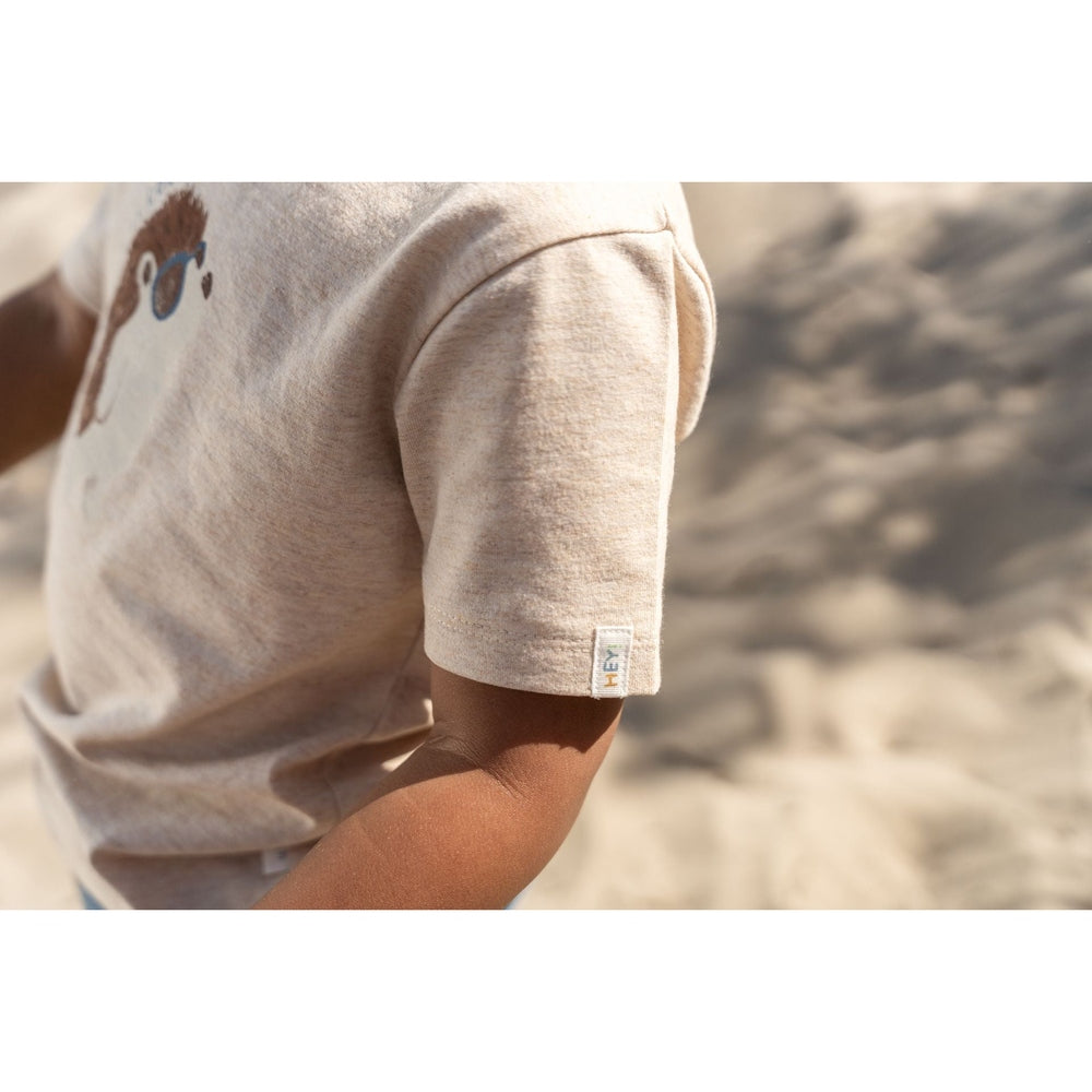 Little Dutch T-shirt Korte Mouw Biscuit Melange