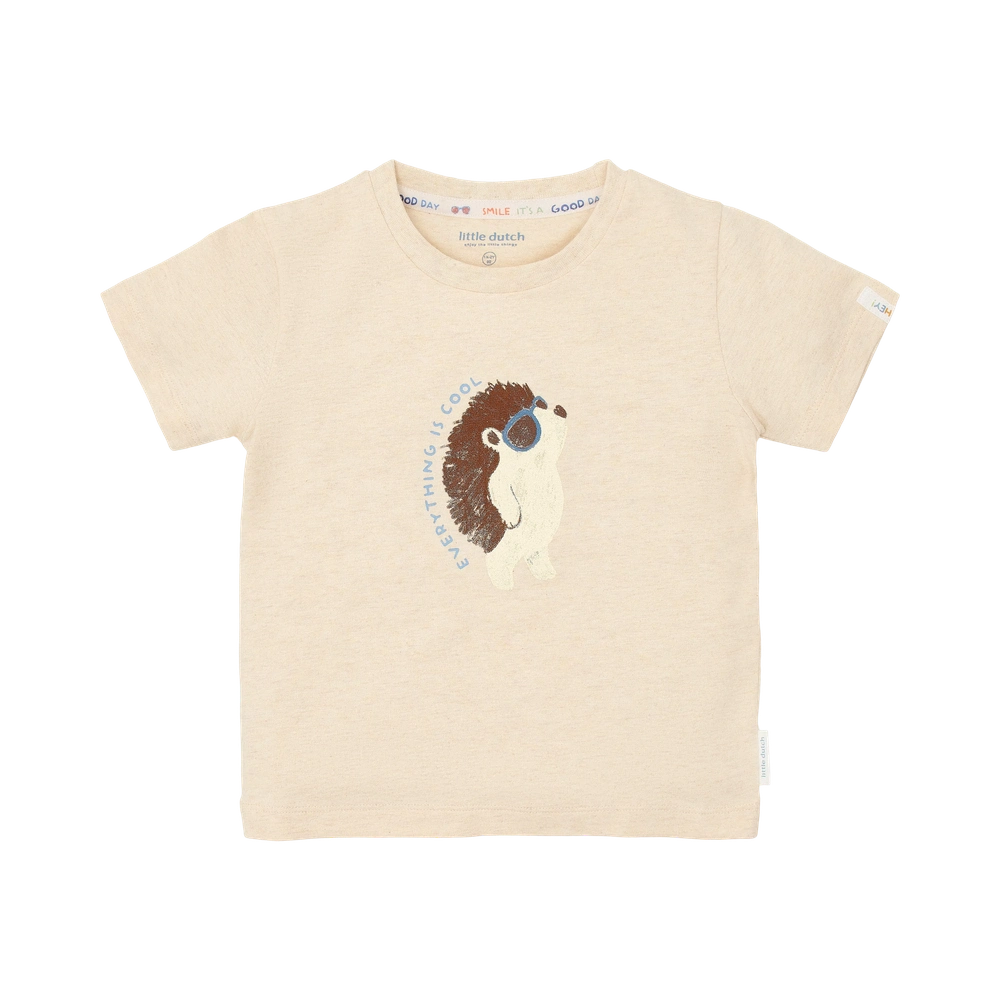 Little Dutch T-shirt Korte Mouw Biscuit Melange