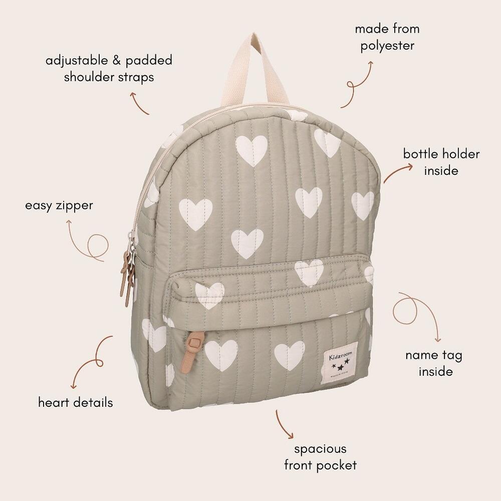 Kidzroom Rugzak Wonderful Worlds - Groen