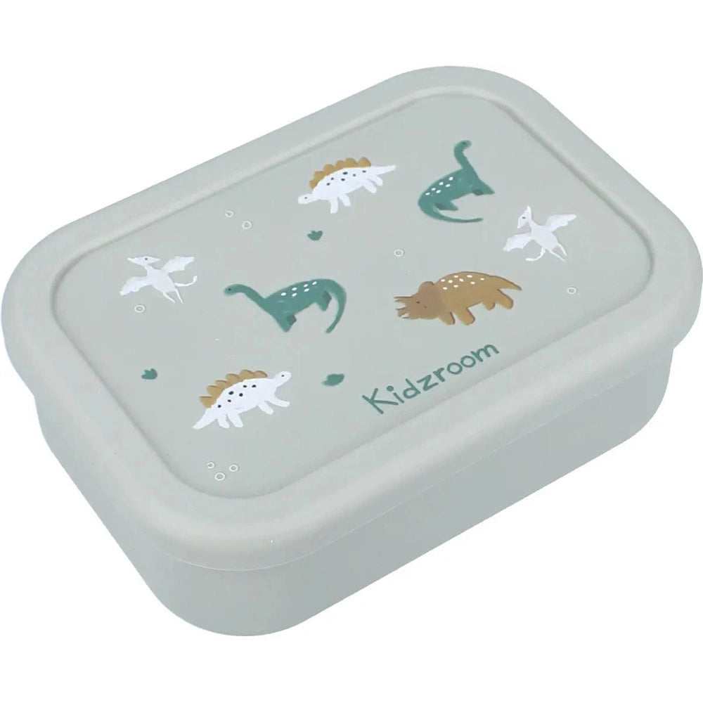 Kidzroom Lunchbox Small Talk Dino's - Groen