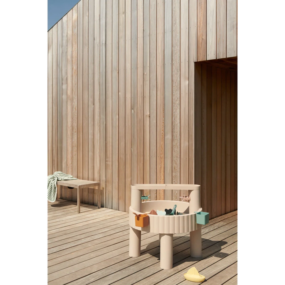 Liewood SEPP Table de jeu multifonctionnelle – Table à eau & table à sable – Beige – +3 ans