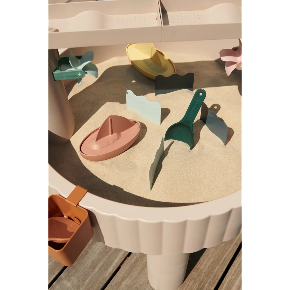 Liewood SEPP Table de jeu multifonction – Table à eau et à sable – Beige – +3 ans