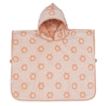 Jollein Badponcho Badstof Jacquard Reversible - Flower