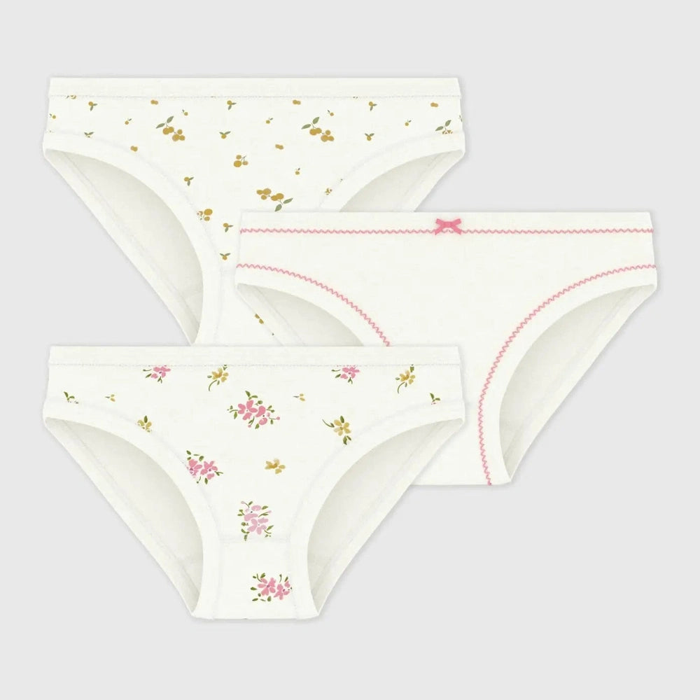 Petit Bateau | Setje met katoenen onderbroekjes met bloemetjesprint voor kinderen