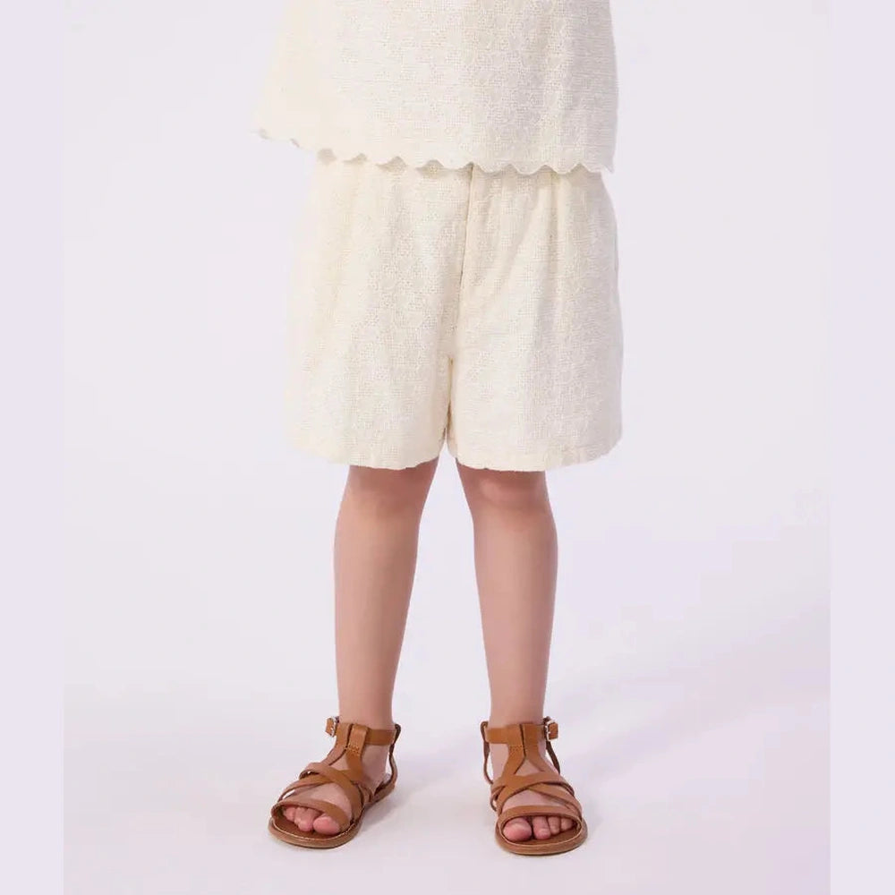 Petit Bateau | Short en coton à motif cœurs pour enfants