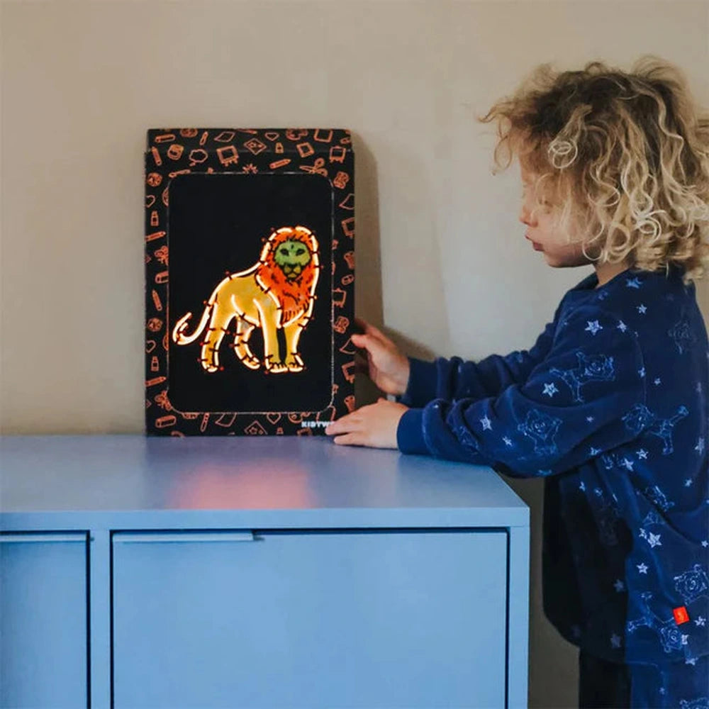 Kidywolf Kidyneon Knutselpakket Wanddecoratie - Dieren