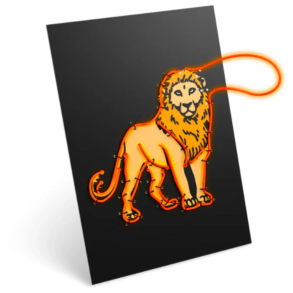 Kidywolf Kidyneon Knutselpakket Wanddecoratie - Dieren