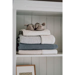 Koeka couverture de berceau Teddy Rivoli 100x150cm - Stone