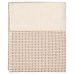 Koeka Couverture de berceau Cotton Fleece gaufrée Amsterdam - Crumble/Naturel