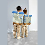 Lässig Rolltop Rugzak Sunny Explorer - Blauw