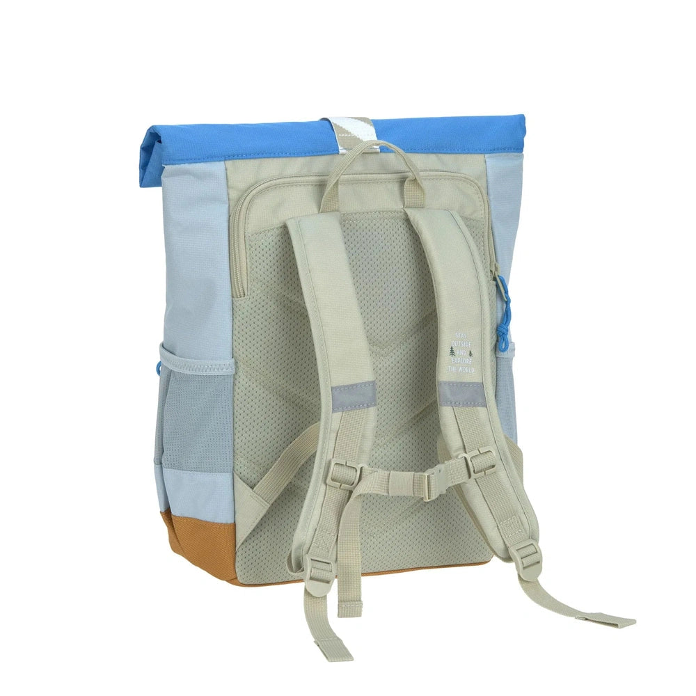Lässig Rolltop Rugzak Sunny Explorer - Blauw