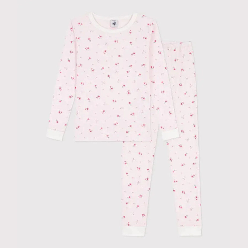 Petit Bateau | Katoenen kinderpyjama met bloemenprint