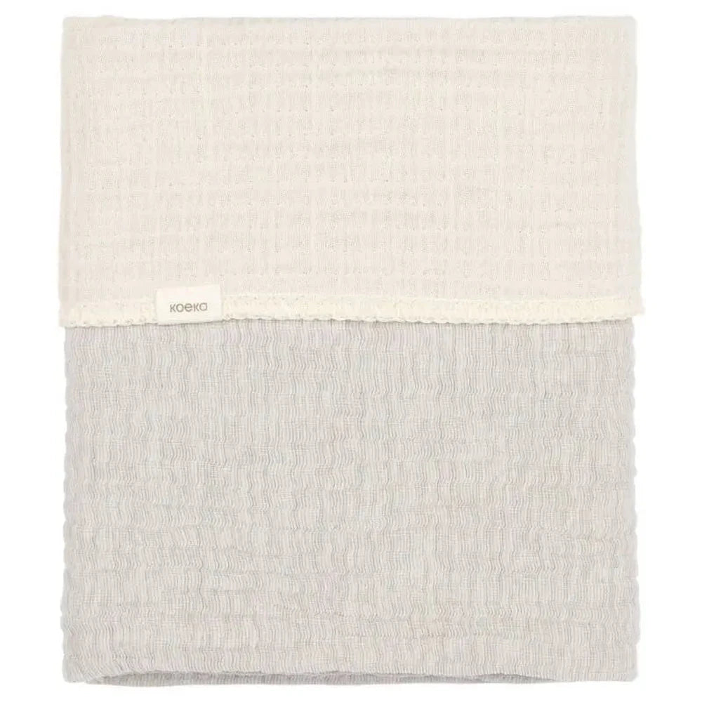 Koeka Wiegdeken Rivoli 75x100 cm - stone