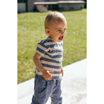 Snug Katoenen T-Shirt - Indigo