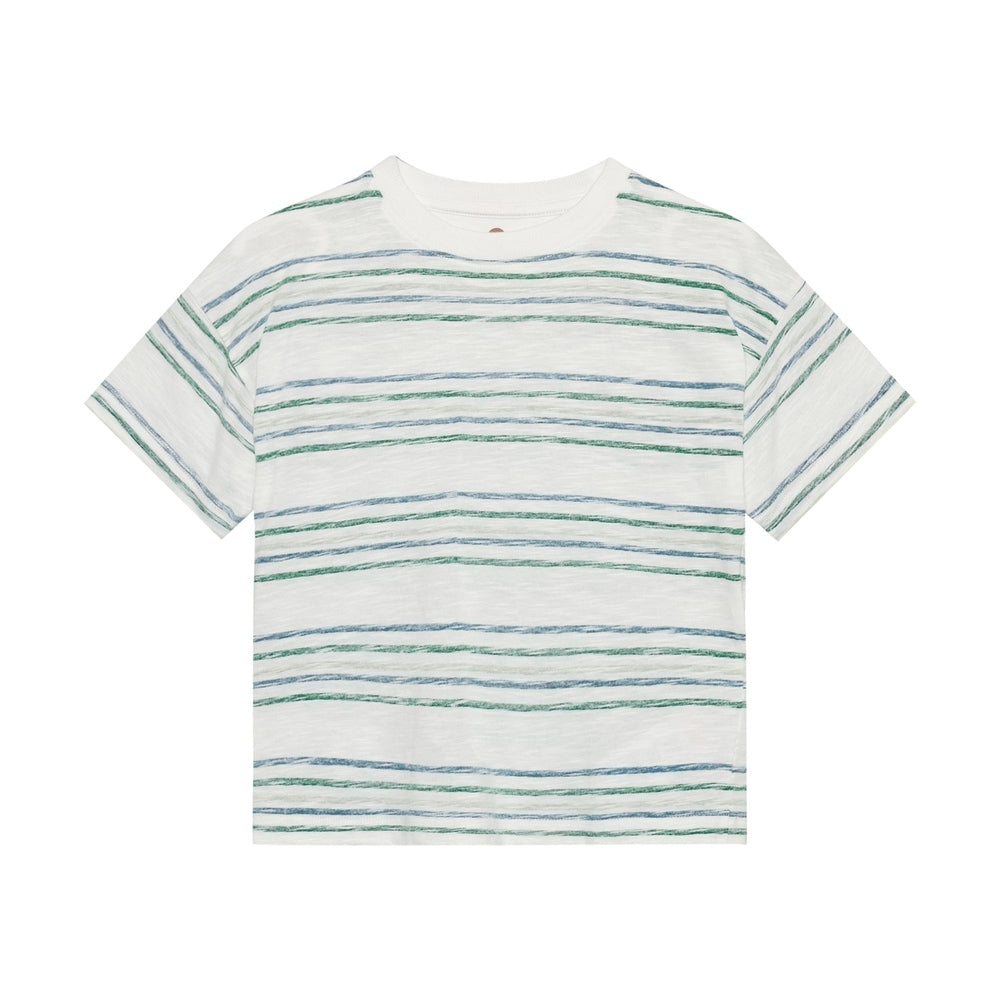 En Fant T-shirt Korte Mouw - Streep Fris Groen