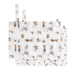 Lässig Wet Bag 2 pcs - Kleine figuurtjes royal blue