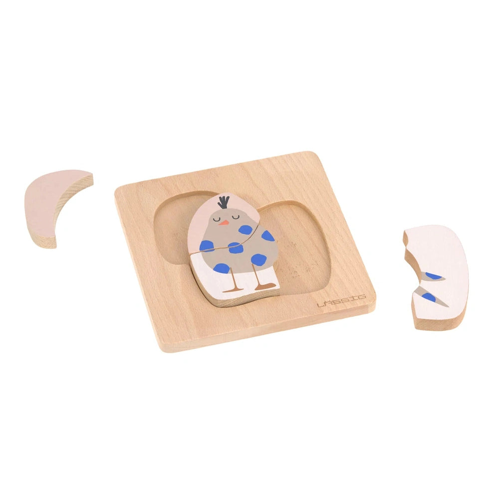 Lässig Puzzle Wood Set 2 pcs - Dog Bird