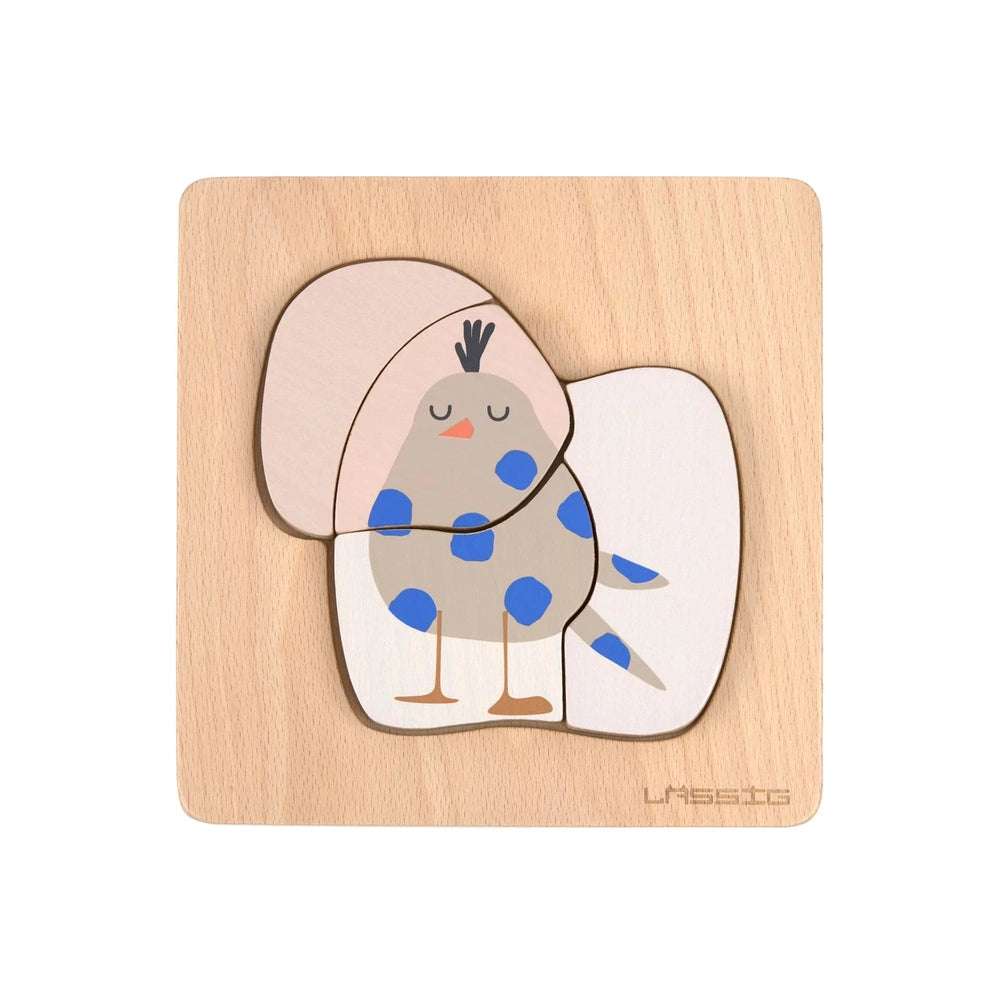 Lässig Puzzle Wood Set 2 pcs - Dog Bird