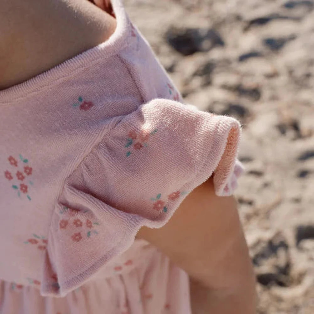 Little Dutch Robe - imprimé floral rose