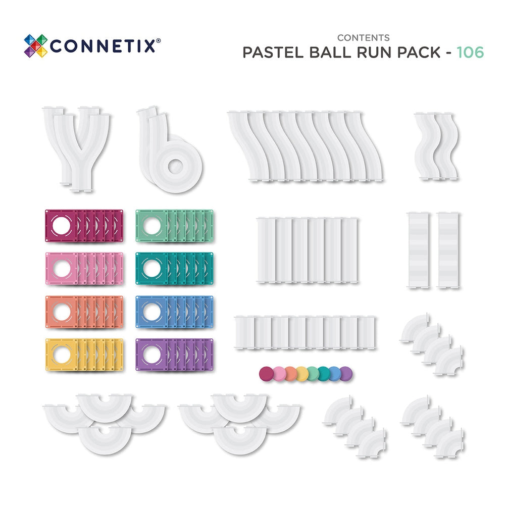 Connetix Pack de piste à billes | 106 pièces