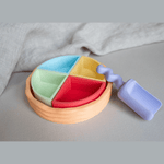 Grennn Set de quarts de cercle arc-en-ciel