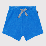 Short bébé en éponge uni - Bleu