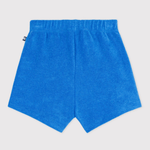 Petit Bateau Short bébé en éponge unie - Bleu