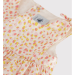 Robe en coton sans manches à imprimé pour bébé - Multicolore