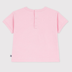 alt
Petit Bateau T-shirt en coton à manches courtes avec motif fleuri pour bébé - Rose