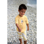 Lässig UV-shirt met Korte Mouwen voor Kinderen - Geel