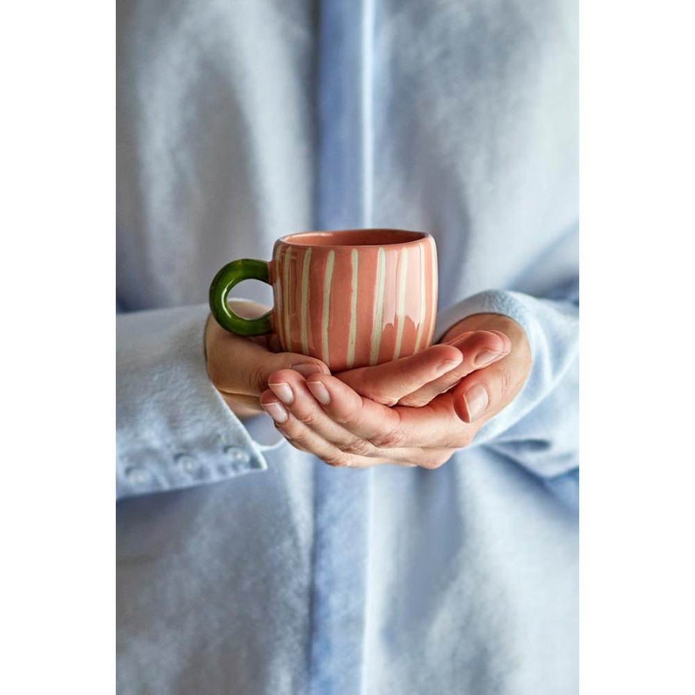 Tasse Nini Bloomingville en céramique - rose