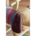 Bloomingville Mini Charlie jouet à bascule chien en polyester - multicolore