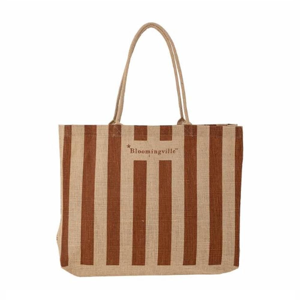 Bloomingville Bergamo Shopping Bag in Jute - Bruin
