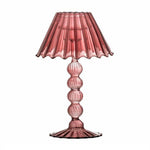 Bloomingville Cisco Bougeoir en verre - Rouge