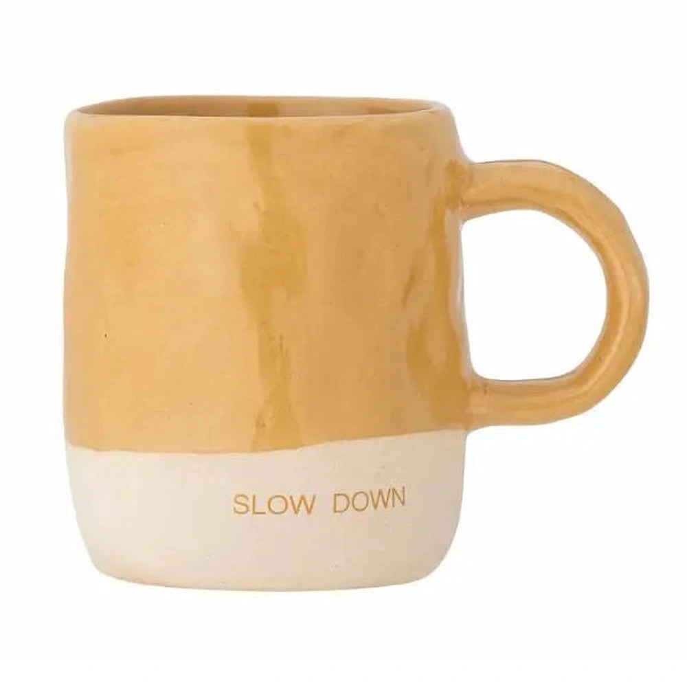 Bloomingville Neo Mug en grès - jaune