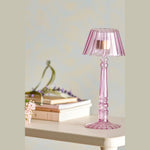 Bloomingville Cisco photophore en verre - rose