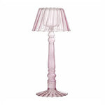 Bougeoir en verre Cisco Bloomingville - rose