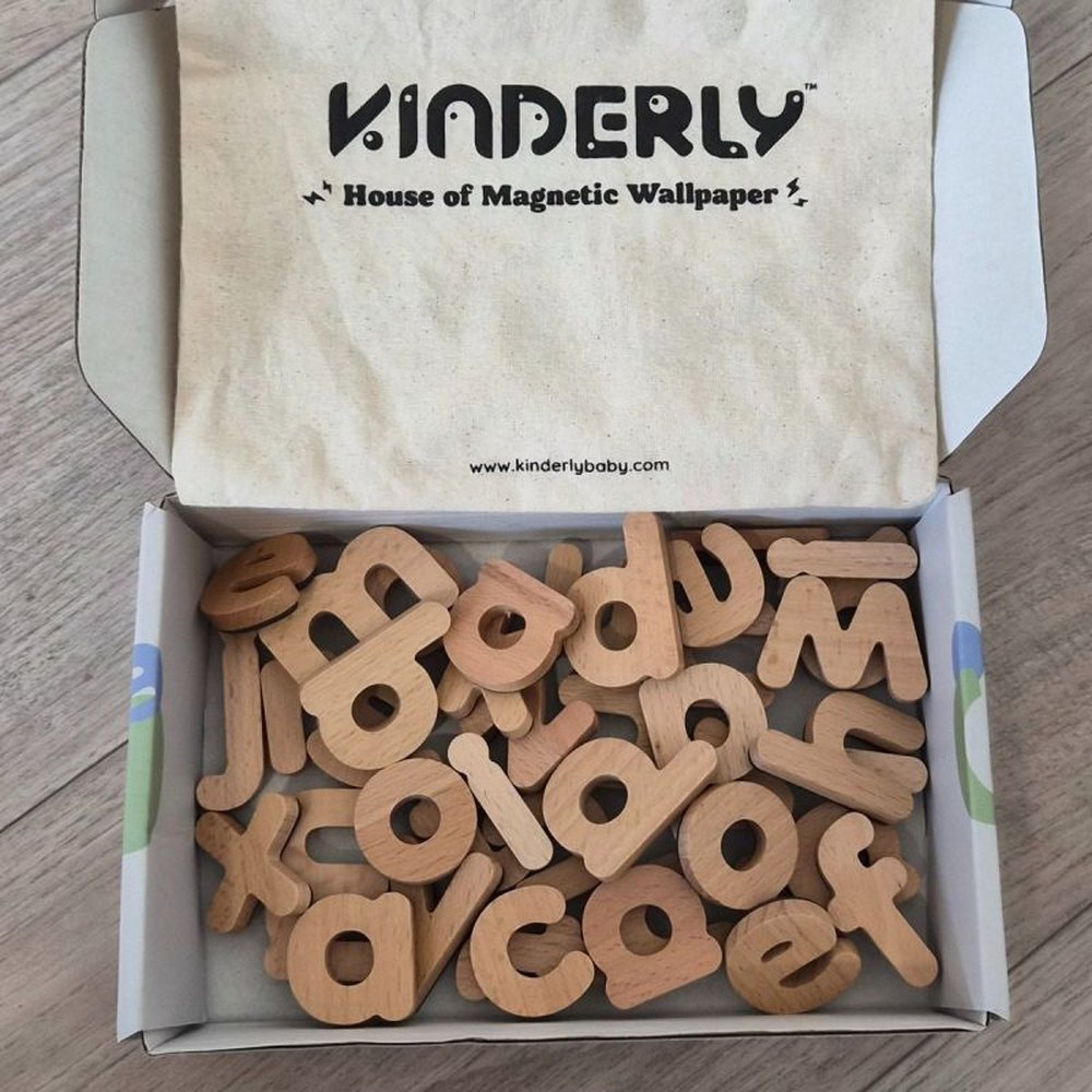 Kinderly Alphabet magnétique en bois