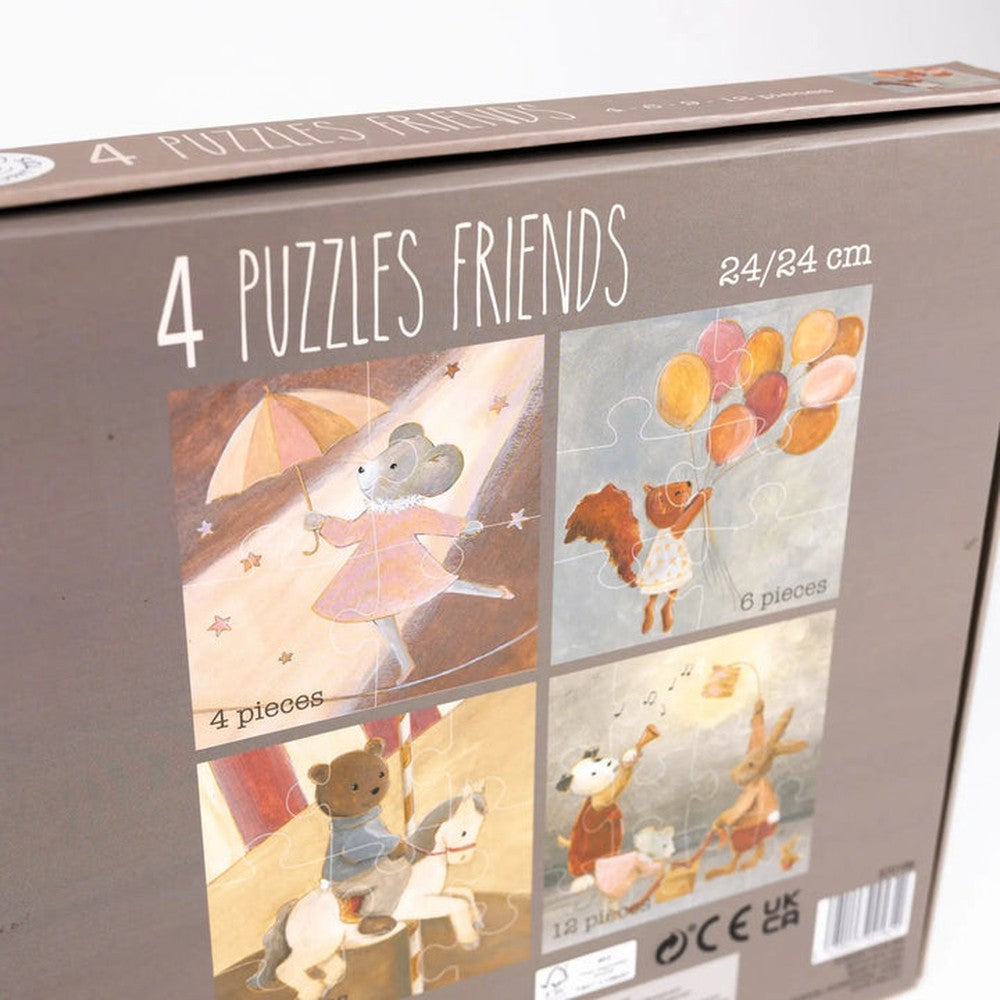 4 puzzles - Friends
