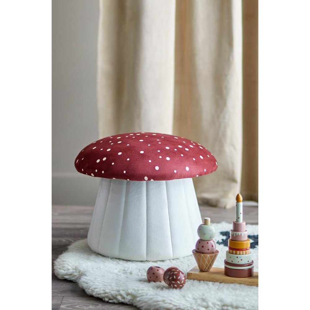 Bloomingville Pouf Lue - Rouge