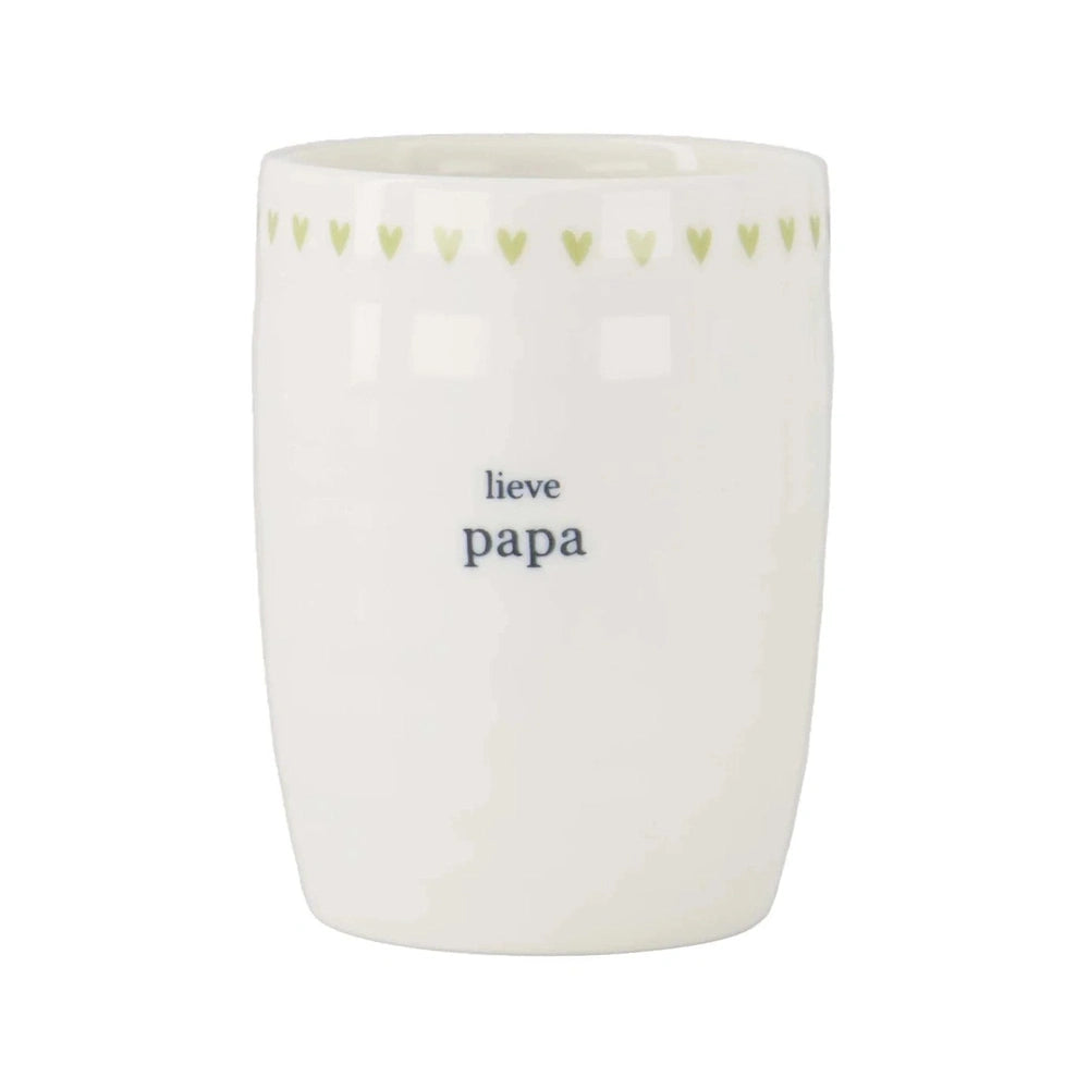 Zusss Koffiemok Lieve Papa - Wit