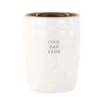 Zusss Mug à café Cool Dad Club - Blanc/Marron
