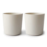 Tasse Mushie - lot de 2, ivoire