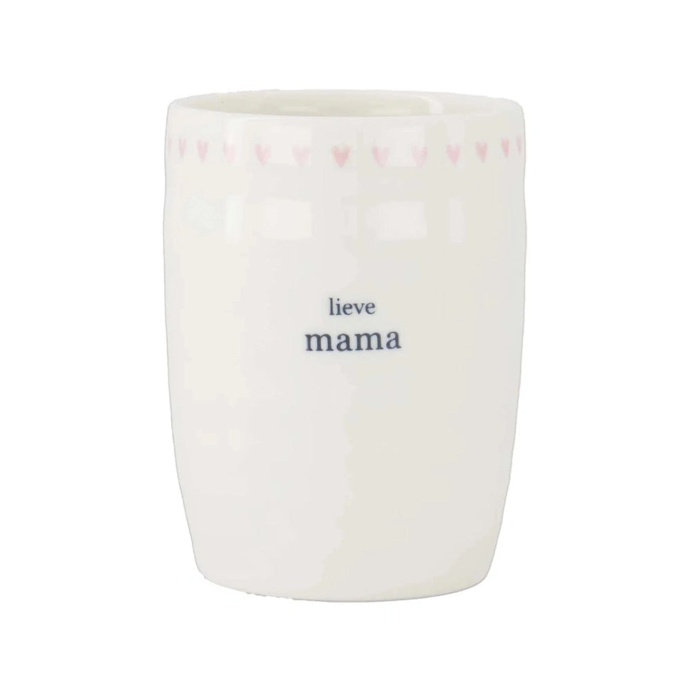 Zusss Koffiemok Lieve Mama - Wit