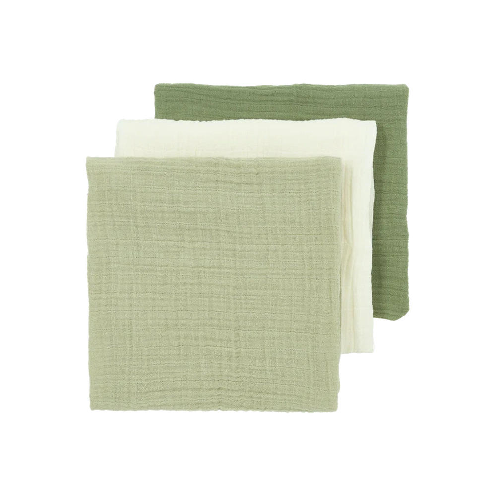 Meyco Hydrofiele Doeken Pre-washed 70x70cm - 3-pack - Groen