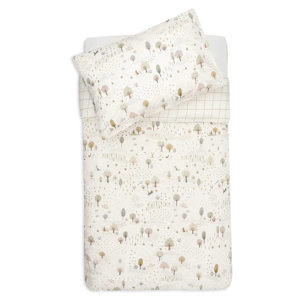 Jollein Housse de couette/drap-housse avec taie 100x140cm - Tiny Park