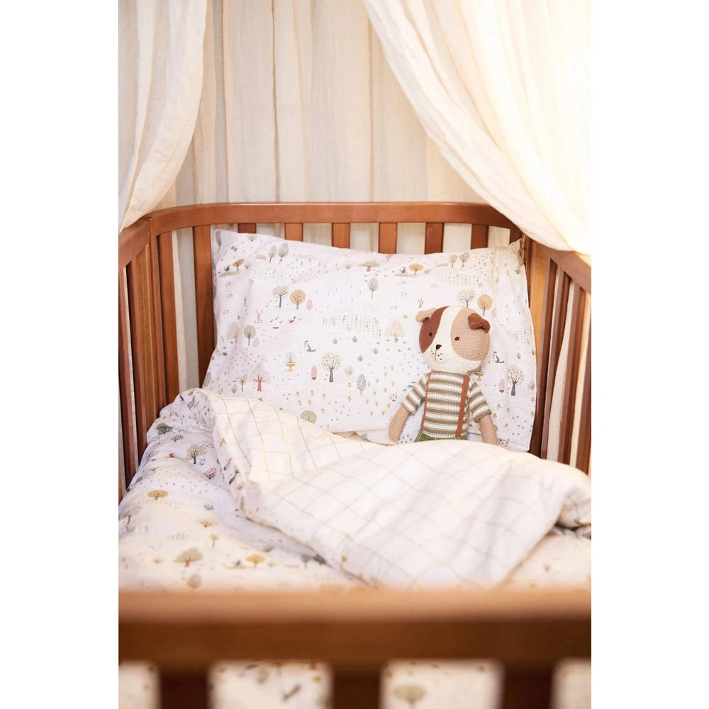 Jollein Housse de couette/drap-housse avec taie 100x140cm - Tiny Park