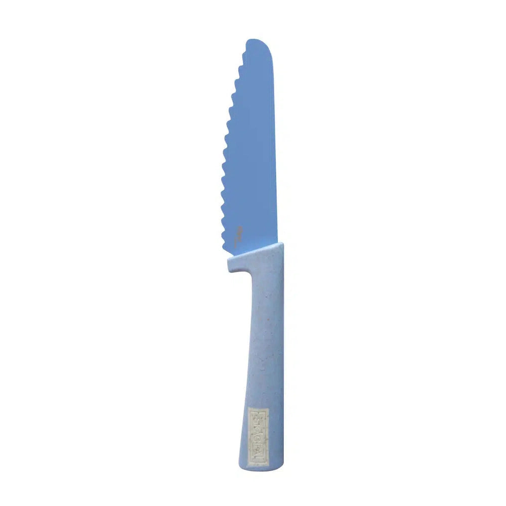 SKÅGFÄ Klyv - couteau Montessori pour enfants - Blue Cornflower - bleu - couverts pour enfants