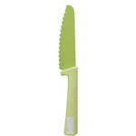 SKÅGFÄ Klyv - Montessori Kindermes - Blue Cornflower - blauw - kinderbestek Lime